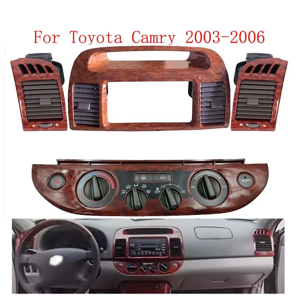 

Air vent outlet Radio Dashboard For Toyota Camry 5 2002-2006 Fascia Auto Stereo Panel CD DVD Interior Accessories