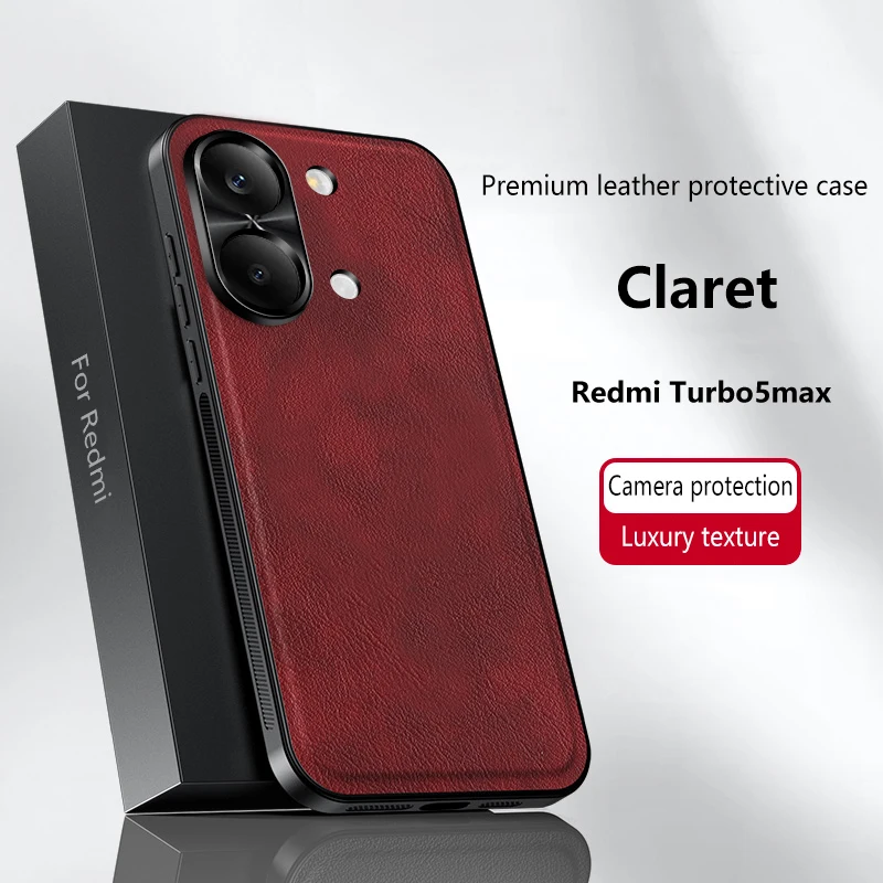 Image of Für POCO X8 pro/X8 pro Max Hülle Luxus Leder Retro Verschleißfeste rutschfeste Abdeckung für POCO X8 pro MAX Hautfreundliche Funda