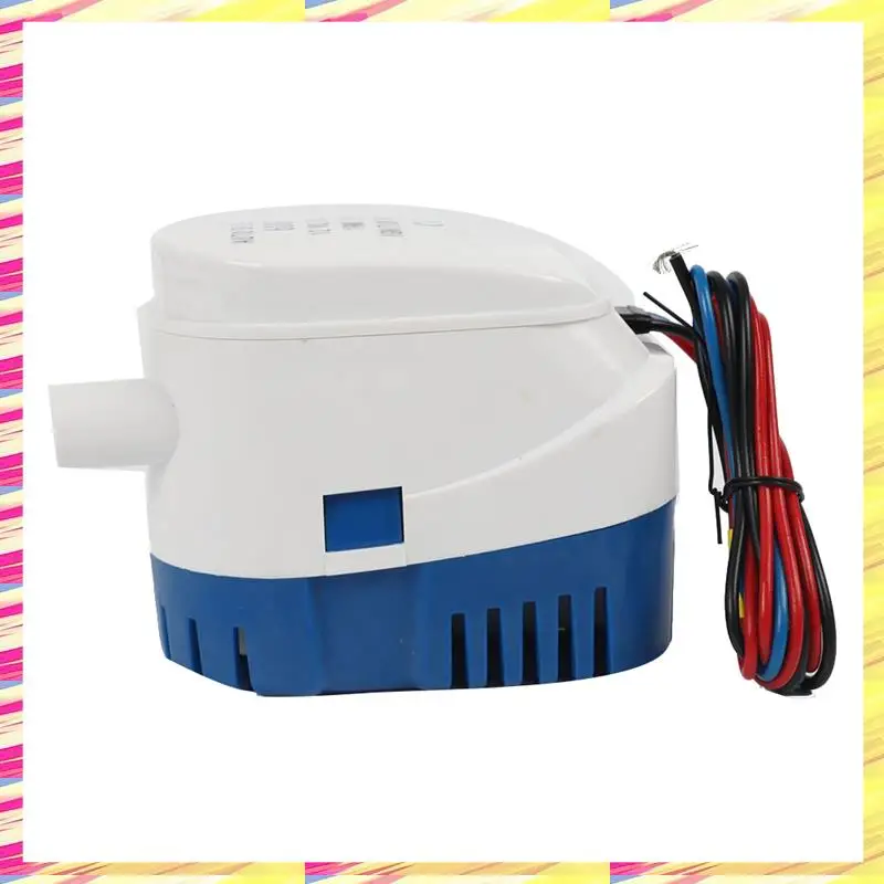 

ABJJ 1 PCS 1100GPH Automatic Boat Marine Water Pump 12V Bilge Pump Plastic Submersible Yacht Boat Motor Seaplane Houseboat Pump