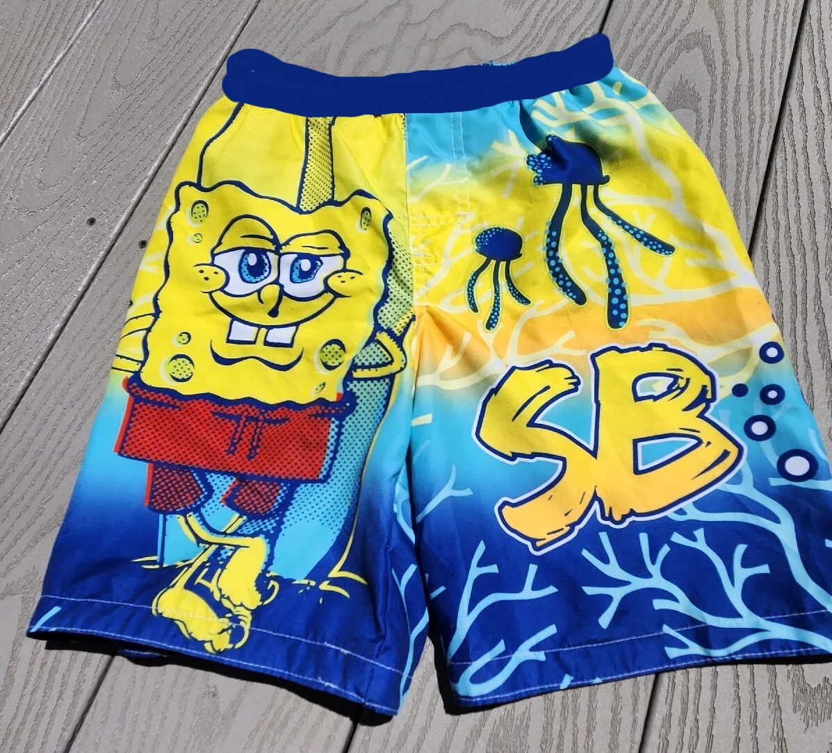 Bikini Bottom Collection! SpongeBob Family 3D Print Loose Shorts, Eye-Catching Outfits for Adults and Kids