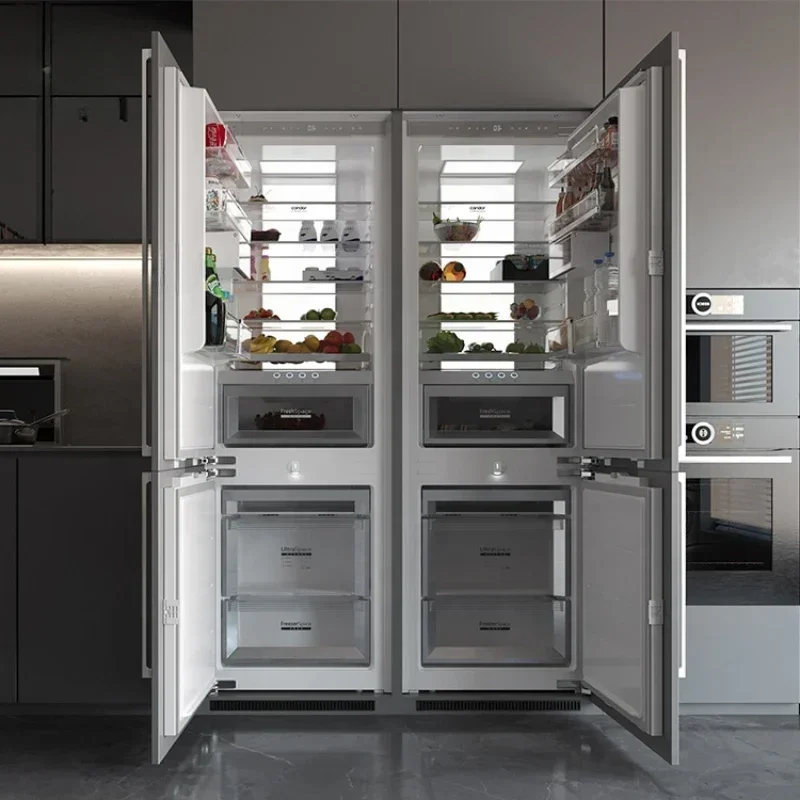 Refrigerador con diseño integrado, electrodomésticos de 275L, congelador inferior, tamaño 1770 (H) x 556 (W) x 545 (D) mm