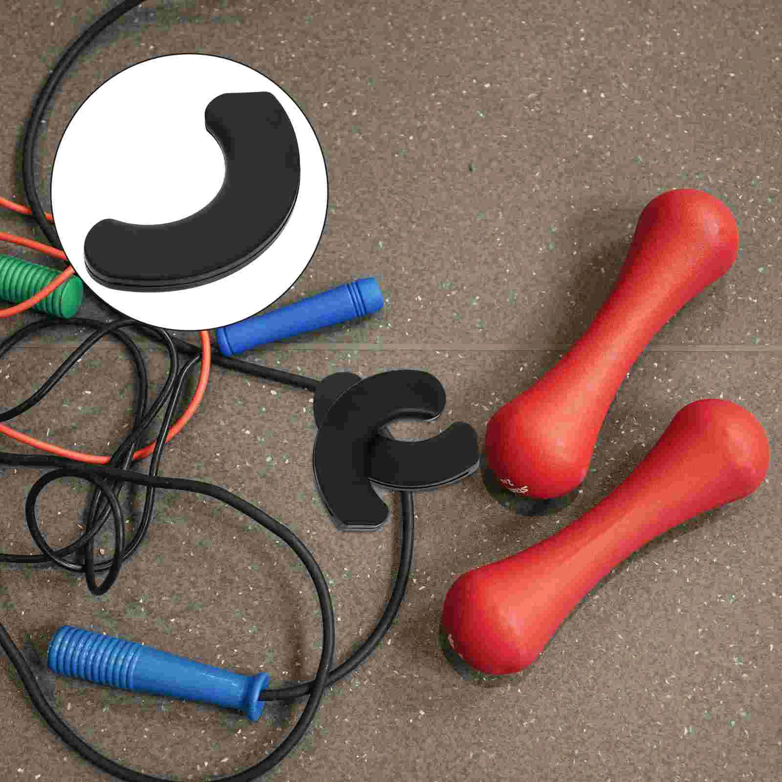 

20 Pcs Dumbbell Rest Durable Holders Rubber Shockproof Pad Portable Replacement Pads Protection Fitness Supplies