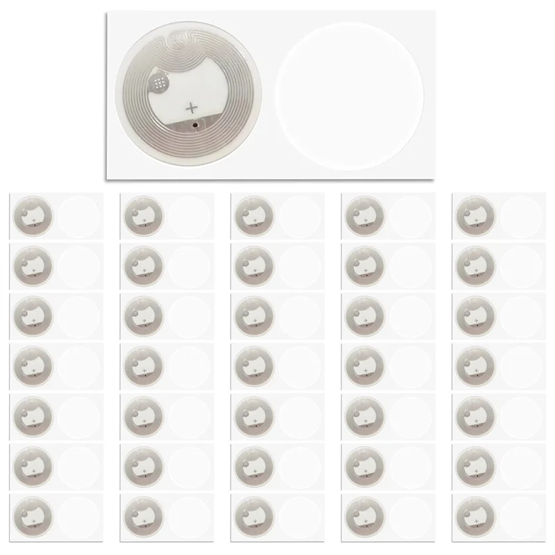 B29C-500Pcs NFC Ntag216 สติกเกอร์ Ntag216 NFC NFC 216 แท็ก Ntag216 การ์ด NFC 13.56Mhz แท็ก NFC สติกเกอร์ 888 ไบต์หน่วยความจํา A
