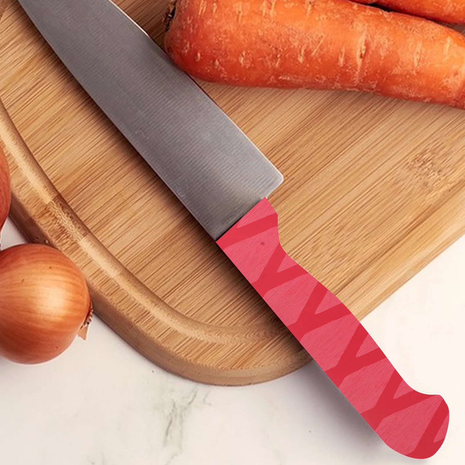 

3Pcs Heat Resistant Knife Handle Covers Silicone Sleeves Non Slip Grip Protector Kitchen Knife Handle Sleeves Heat