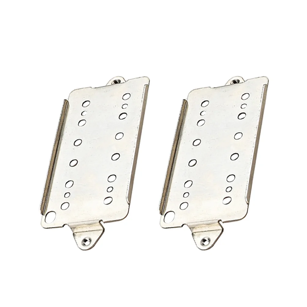 

2 Pcs Pickup Base Wearable Metal for Bottom Plate Musical Instrument Guitar Bass