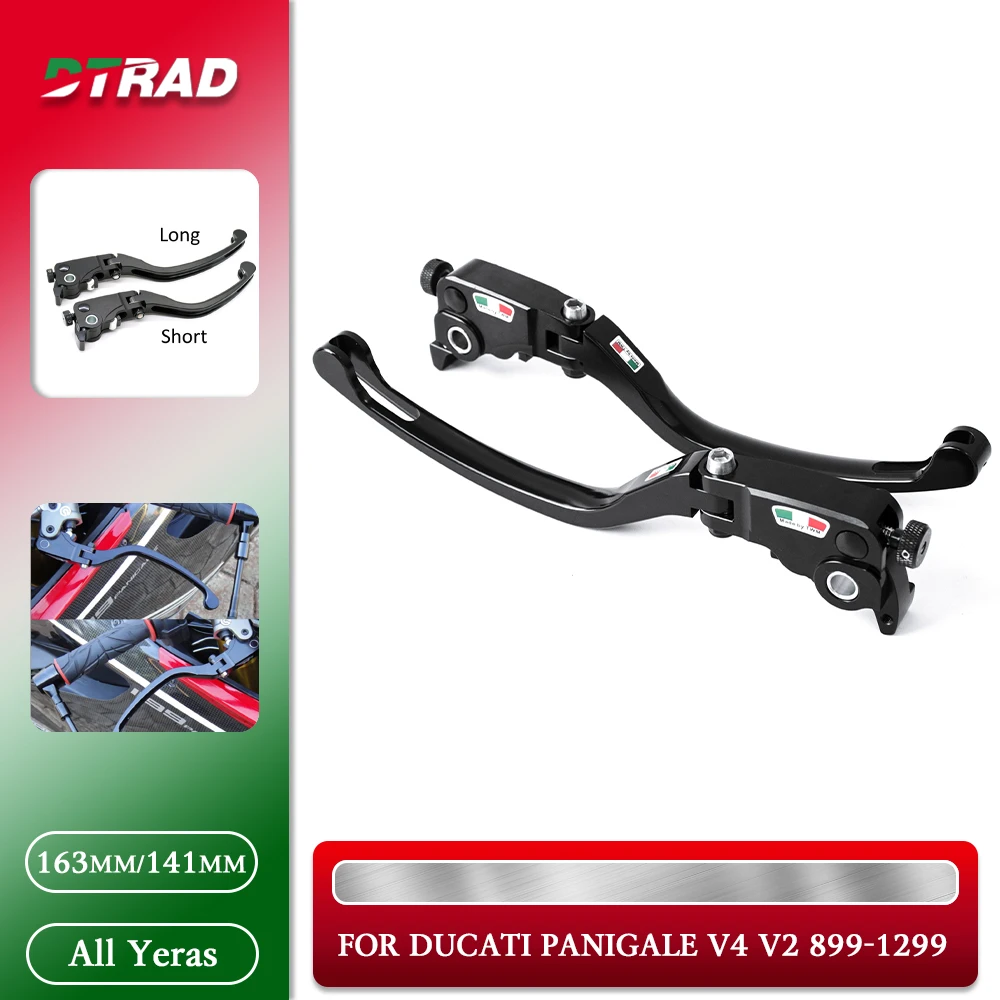 

TWM FOR DUCATI PANIGALE V4/S/R V2 899 959 1199 1299 Motorcycle CNC Billet RCS Foldable Articulated Racing Brake Clutch Levers