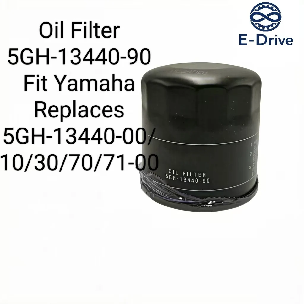 Durable Spin-on Engine Oil Maintenance Filter 5GH-13440-90 for Yamaha Powersports Vehicles