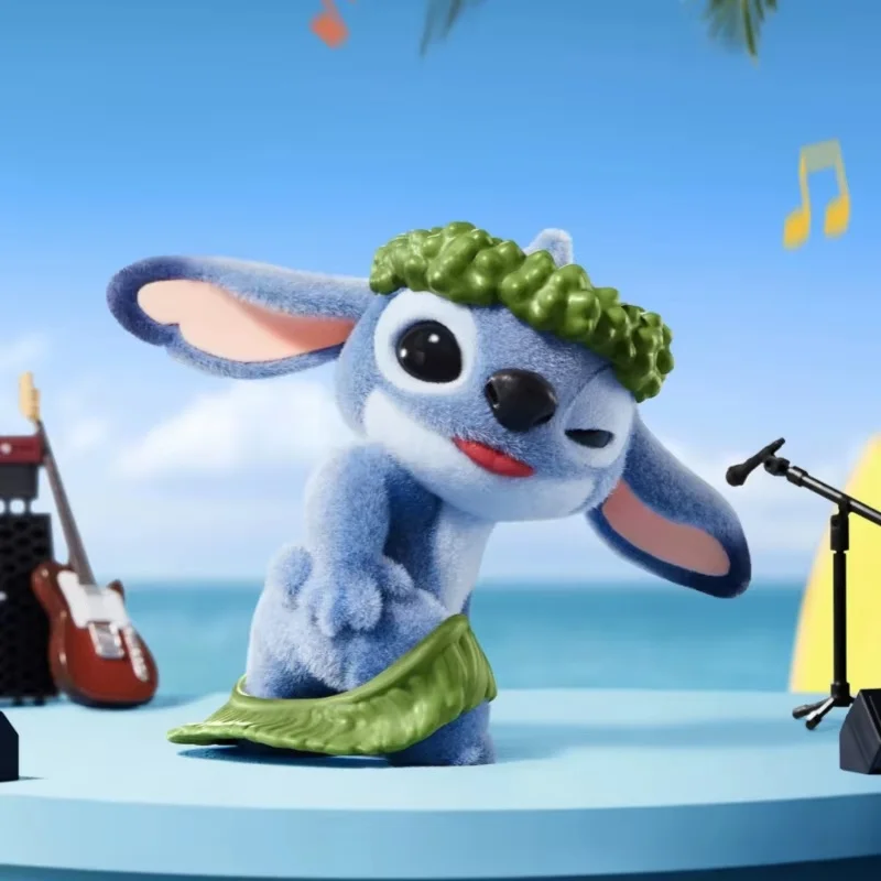 New Genuine Stitch Ohana Means Family Series Blind Box Trendy Collectible Figurines Kawaii Girl'S Gift Desktop Ornament