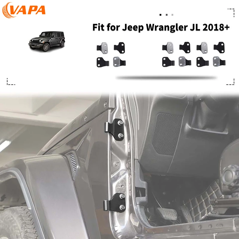 

Door Inner Hinge Cover Aluminium Alloy Kits for Jeep Wrangler JL Wrangler / JT Gladiator 2/4 Doors 2018 Up Original Accessories