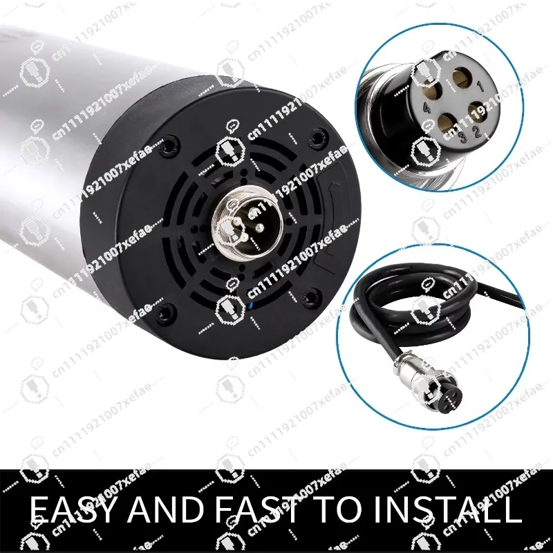 65mm 4 Bearing 1.5kW 110V/ 220V CNC Spindle Motor for CNC Router