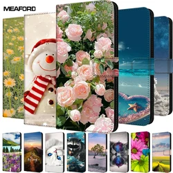 Leather Flip Cover For Samsung Galaxy A54 5G Case A73 A53 A34 A14 F14 M54 M34 5G Magnet Wallet Book Card Case For Samsung M34 5G