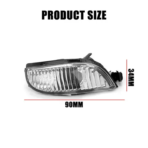 Imagen 2 del producto Luz de espejo retrovisor lateral con luz de señal de giro E4, lámpara indicadora de espejo inverso para Logan para Sandero II 2005-2025 261600509R