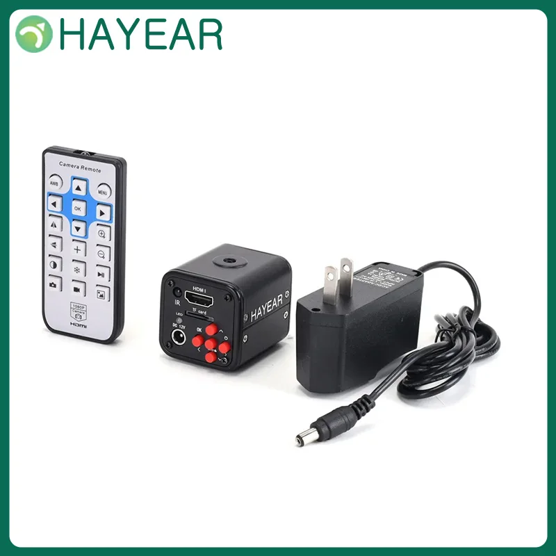 

HAYEAR 16MP Mini HDMI Microscope Camera 1080P HD Industrial Microscope Camera HY-5199 for Phone PCB Repair Soldering
