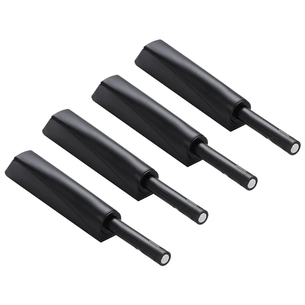 

4pcs Cabinet Door Rebounder Magnetic Bump Plastic Material Bedroom Bathroom Suitable Simple Installation Push Latch Hardware