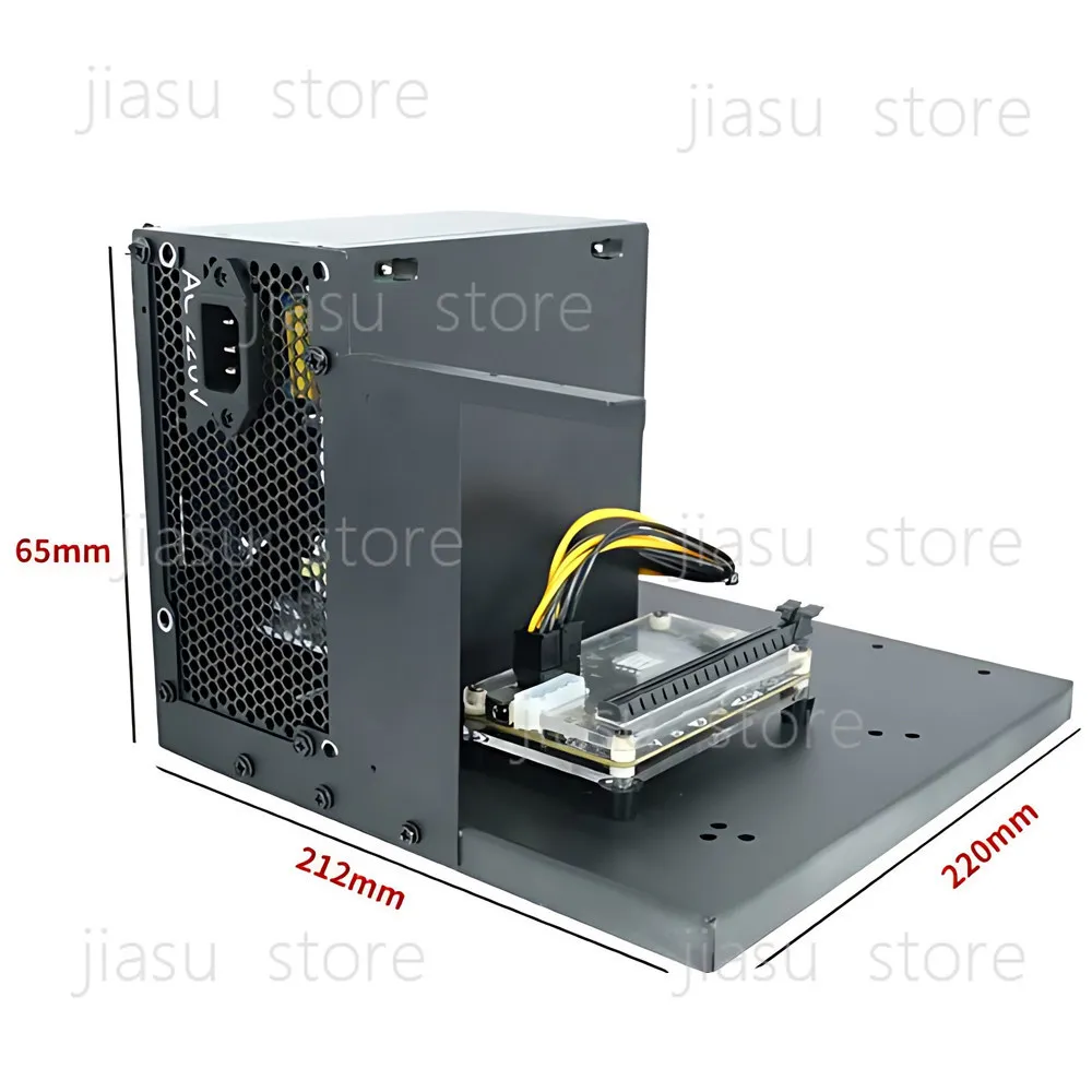 Laptop External GPU Dock USB4, Thunderbolt 3 4 eGPU Docking Station, Portable External Graphics Dock