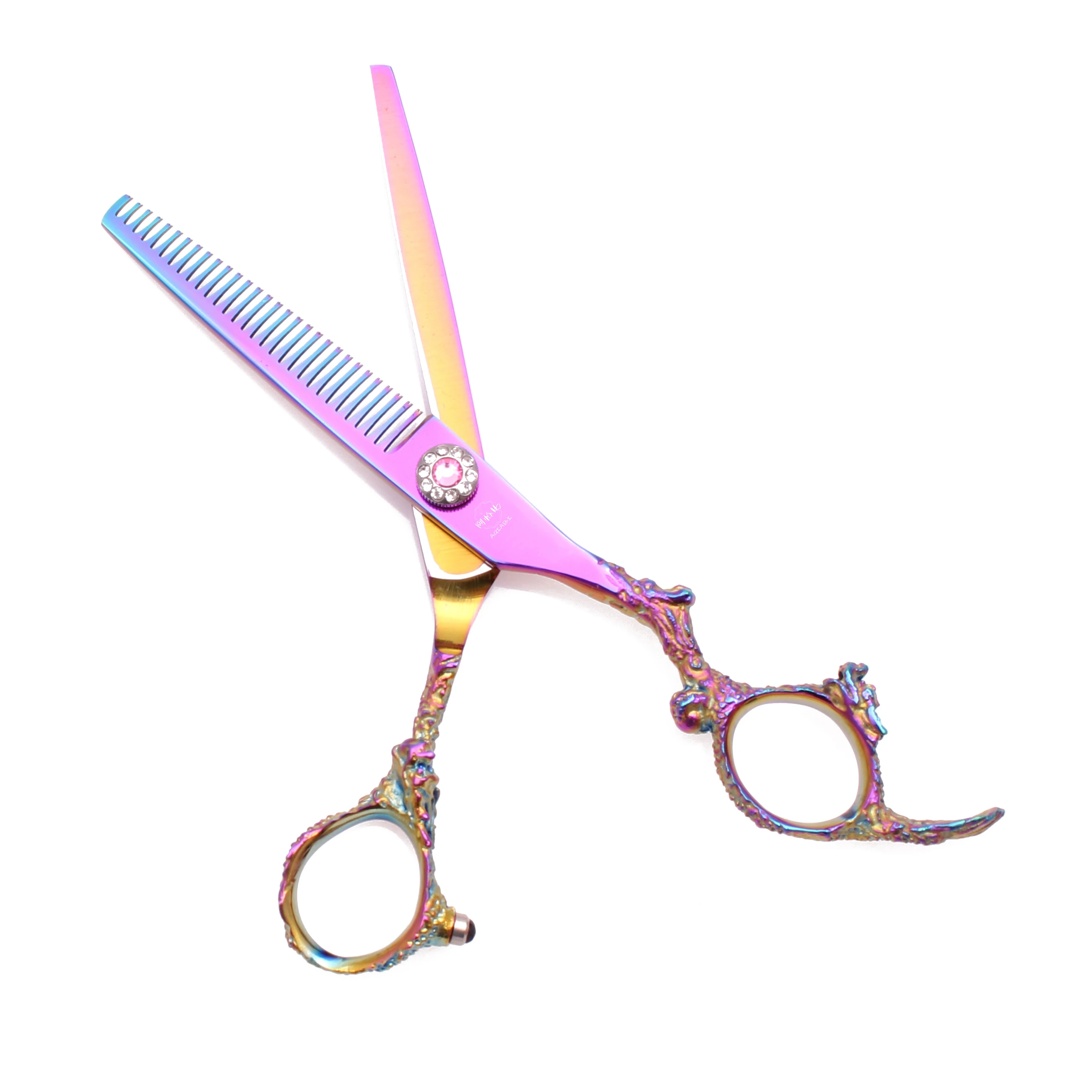 6.0 ''profession elle Haars chere 440c Japan Stahls chere Schere Friseur Ausdünnung Salon Friseur & Home Drops hipping a9005 – Detail 10
