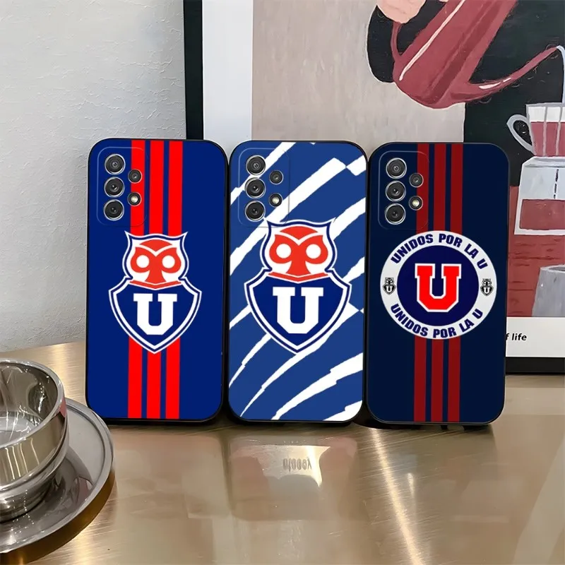 Chile University Logo Phone Case For Samsung A53 A51 A14 A34 A52 A50 A33 A13 A22 A31 A54 A03S A21 A81 A24 Silicone Back Cover