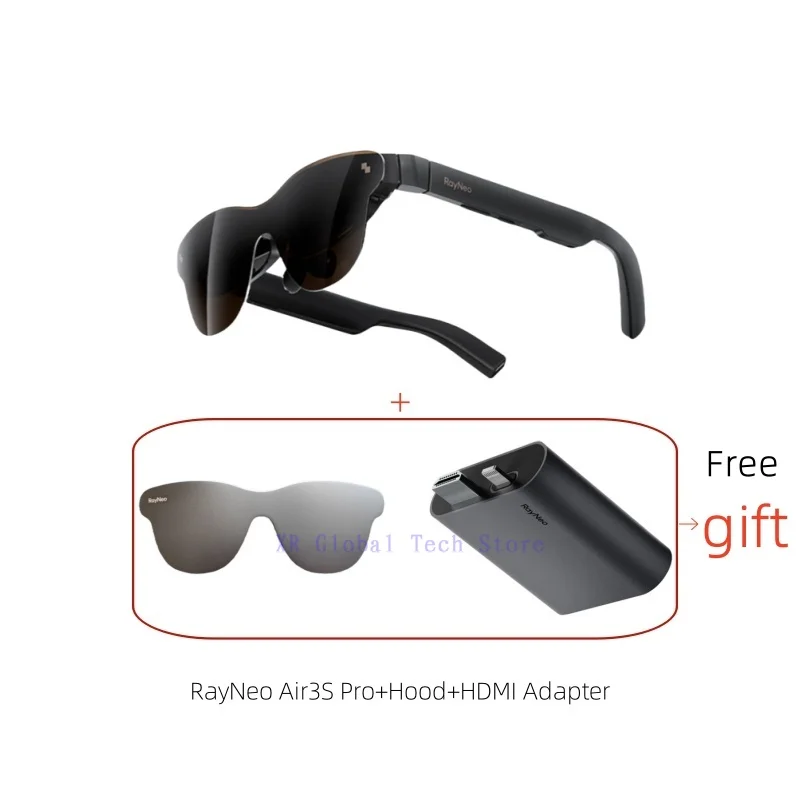 RayNeo Air 3S Pro smart AR glasses, equivalent to 4 meters 135 inches, 3D surround sound, 120Hz