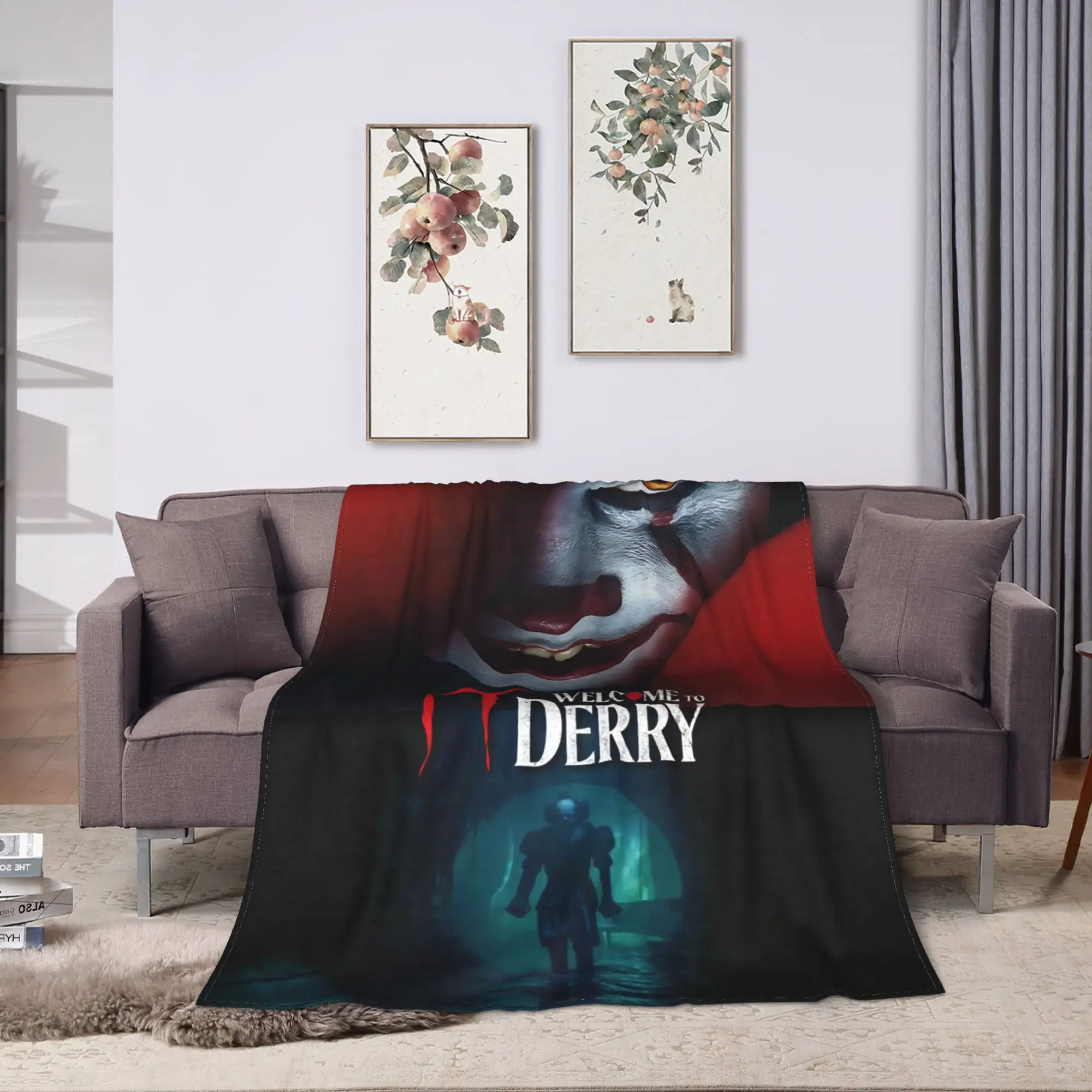 تكنولوجيا المعلومات مرحبا بكم في ديري دائما عيون بطانية دافئة أفخم الفراش يلقي للطلاب الأريكة كرسي السرير الفانيلا المفرش غطاء السرير