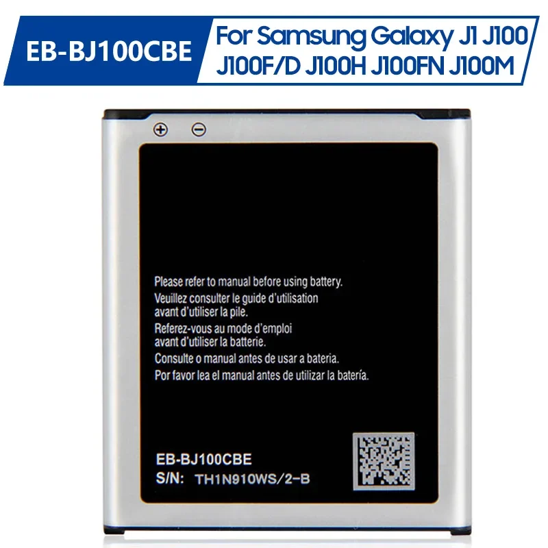 

Replacement Battery EB-BJ100CBE EB-BJ100BBE For Samsung Galaxy J1 j100 J100F/D J100H J100FN J100M NFC 1850mAh