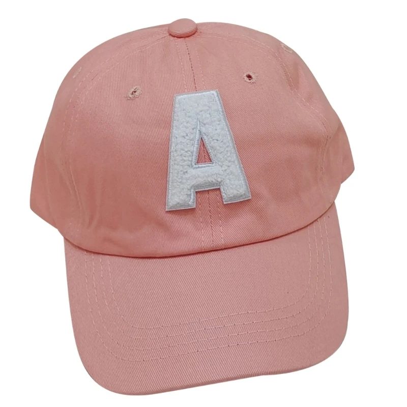 2023 New Kid Baseball Cap Fashion Alphabet-A Sport Hats for 1 2 3 4 Years Old Boy Girl Sun Protective Hat Outdoor Beach Headgear