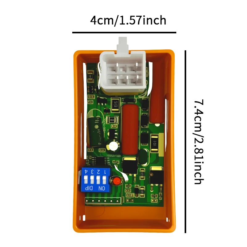 Applicable to DY100 5-pin AC Alternating Current with adjustable switch motorcycle ignition CDI, limited to 4000-1200.