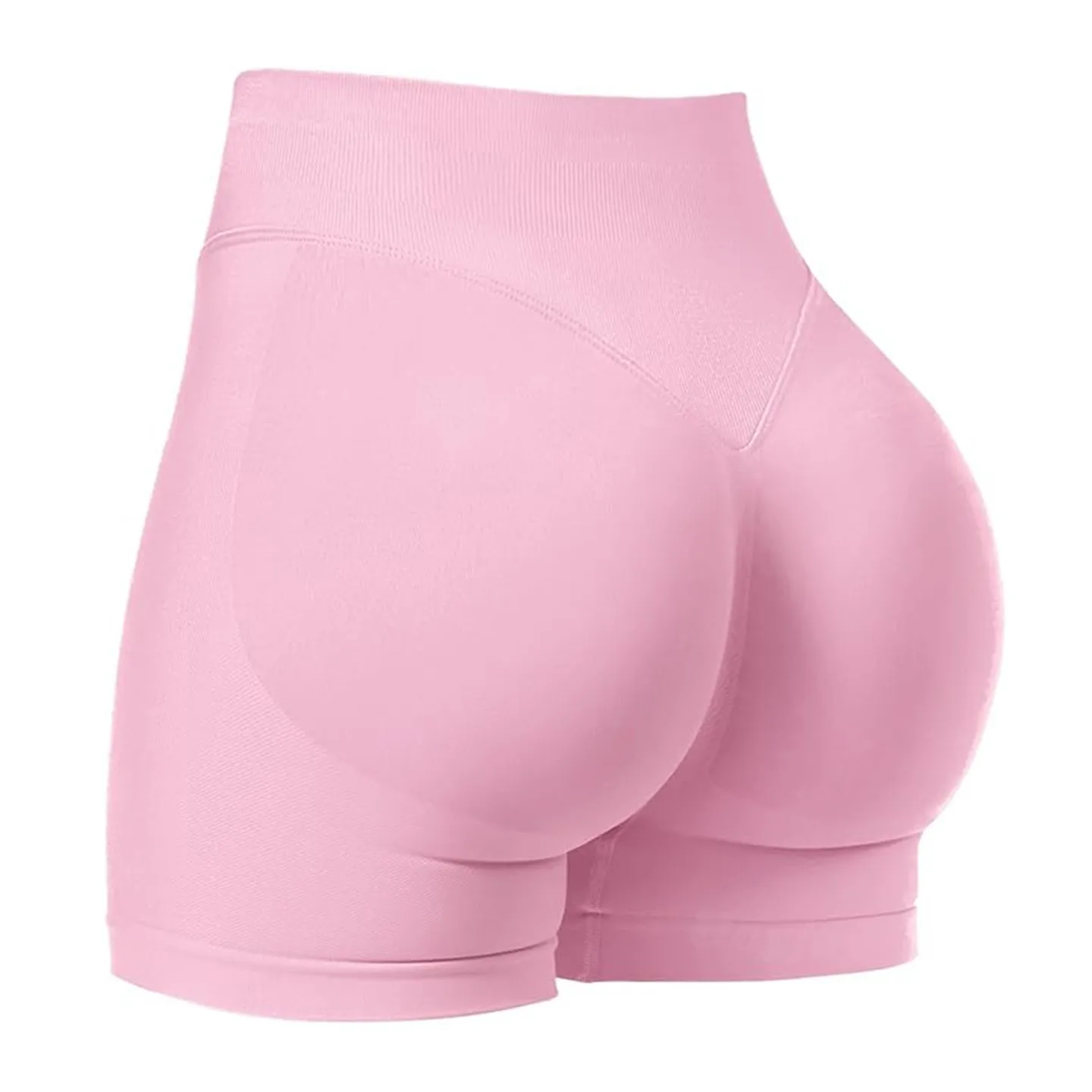 CZGUKE Shorts Low Ribbed Band Gym Shorts Women Workout Clothes Scrunch Bum Seamless Shorts Yoga Biker Sports Shorts