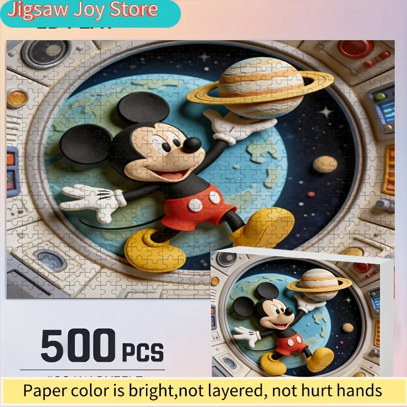 

2D-пазл «Дисней: Стич и Микки Маус» для взрослых — сложная головоломка, ностальгический подарок для семьи