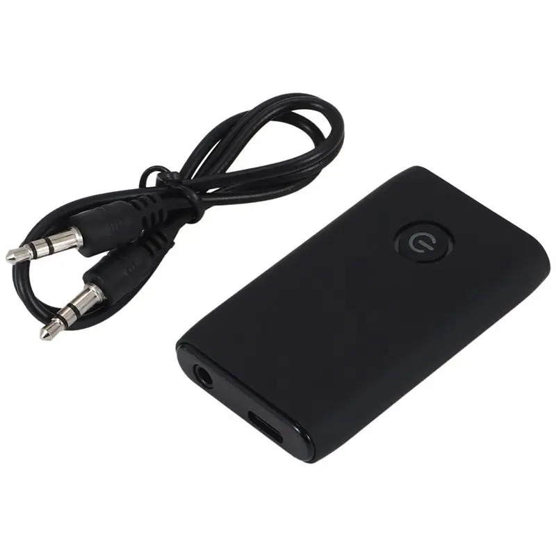 AT82-Bluetooth 5.3 Adapter For Airplane To 2 Wireless Headphones, 3.5Mm Jack In-Flight Bluetooth Transmitter Receiver For TV