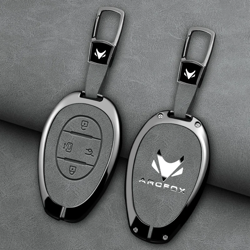 

Premium Zinc Alloy Key Cover Case for ARCFOX Kaola / S5 / Alpha T5 (2024) - Protective Key Fob Shell Key Bag Chain