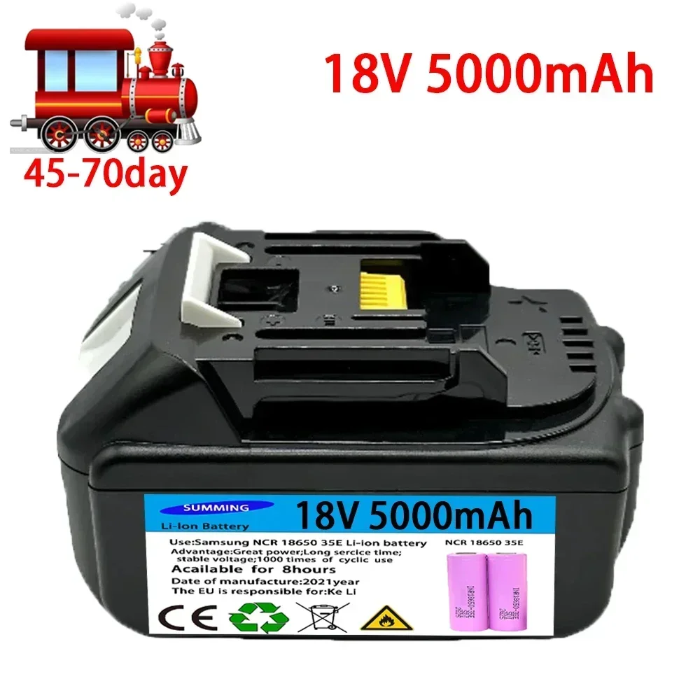 Rechargeable Li-ion batteries with charger BL1860 18V 6000mAh for Makita 18V battery 6Ah BL1840 BL1850 BL1830 BL1860B LXT400