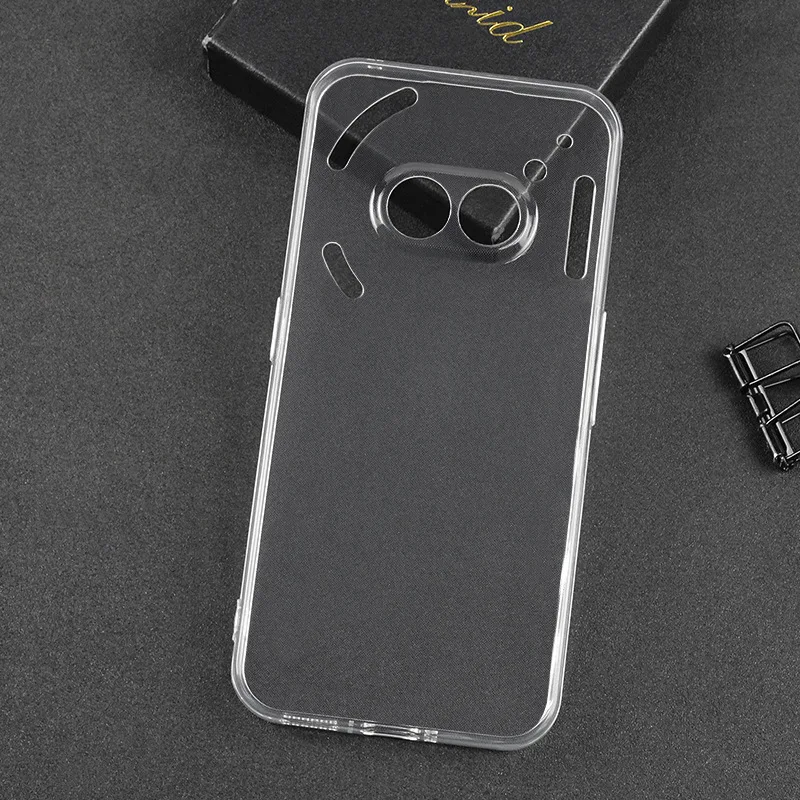 Simple Slim Soft TPU Clear Transparent Phone Case On For Nothing Phone 2A (2a) 5G Cover Fundas Capa