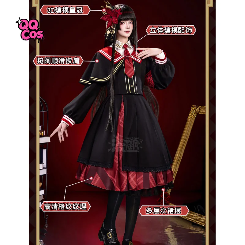 Juguetes mágicos de bruja para niña, Hiro, fiesta de Halloween, precioso uniforme, accesorios, conjunto completo QQcos