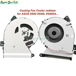 Laptop CPU Cooling Fan for ASUS X540 F540 X540SA X540S X540SC X540LA X540LJ X540YA X540L PC Fans Cooer Radiator 13NB0B10T01111