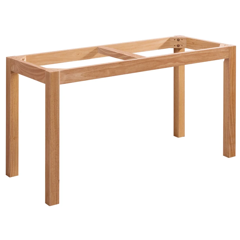 

W6 thickened solid wood table foot bracket table legs straigh marble dining table feet rock slab square
