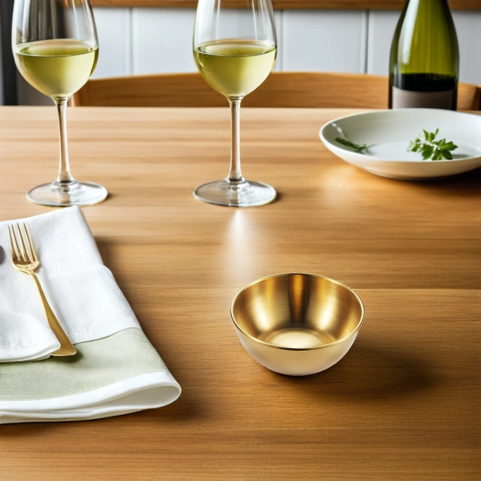 

12Pcs Stainless Steel Sauce Dishes Small Round Dipping Bowls for Condiments Seasoning Mini Sauce Cups for Dining Serving