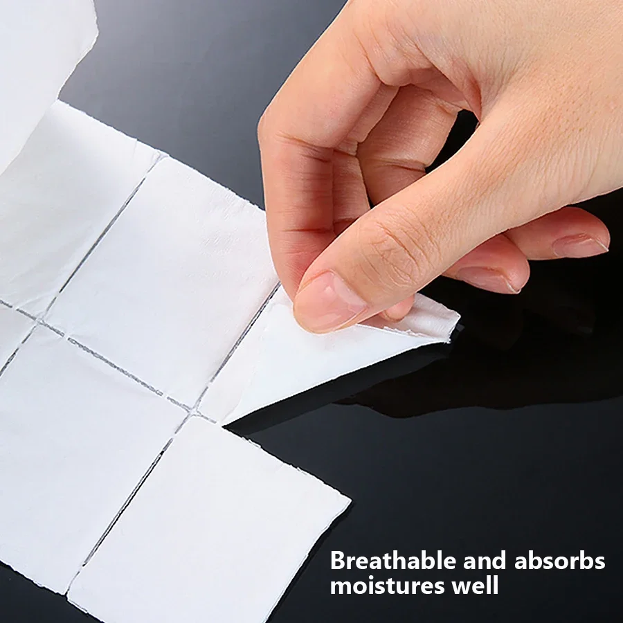 300Pcs Nail Wipes for Gel Nail Polish Lint Free Roll Pads, for Remover Cosmetic Cleaner Cleansing Manicure Tool