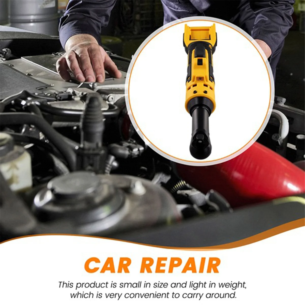 N18R Extended Electric Ratchet Wrench Brushless Driver 1/2Inch Impact Removal Screw Nut for 18V 20V Battery