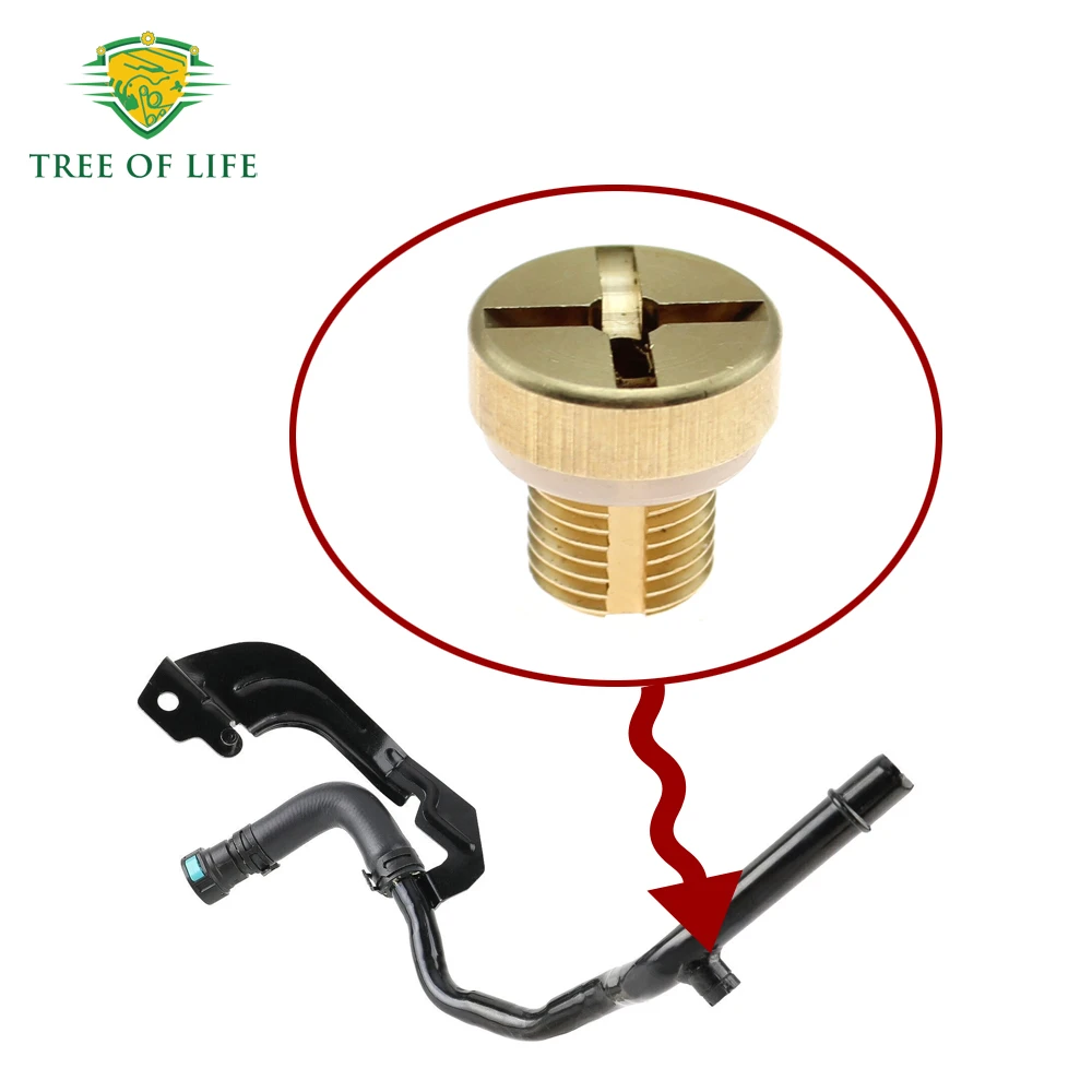 Engine Heater Pipe Radiator Cooling Water Hose Bleeder Screw For Land Rover Range Rover Sport L405 L494 Discovery L462 2013+