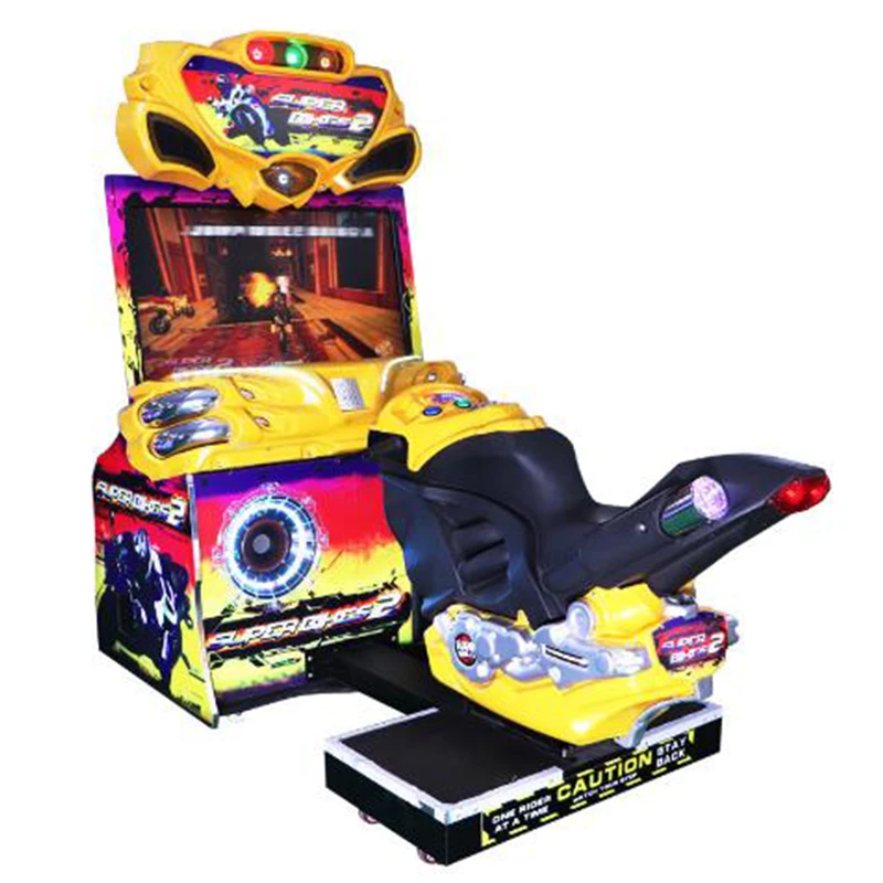 Coin Operated Amusement Park Arcade Games Children Adult Video Racing Game Super Bike Motorcycle Game FF Moto
