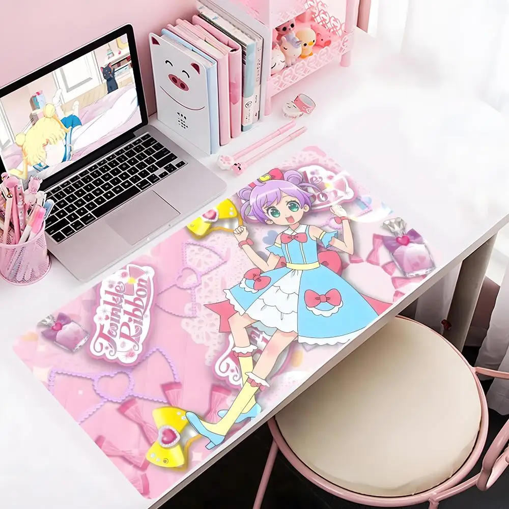 

Коврик для мыши P-pretty C-cure в стиле аниме, большой игровой коврик с защитой от скольжения, утолщенный, для компьютерной клавиатуры, стола, рабочего места