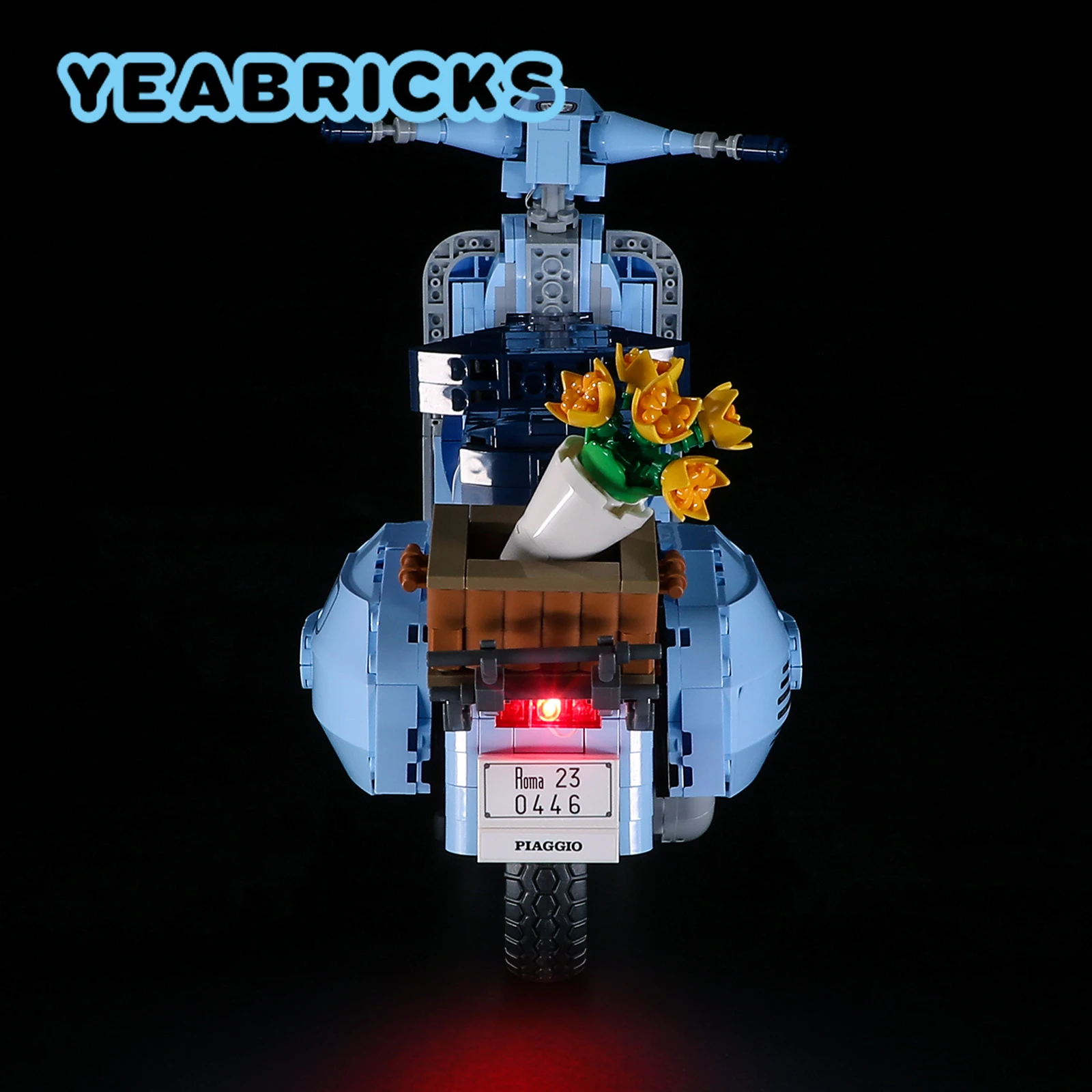 YEABRICKS LED Light Kit for 10298 Vespa 125 Building Blocks Set (NOT Include the Model) Bricks Toys for Children