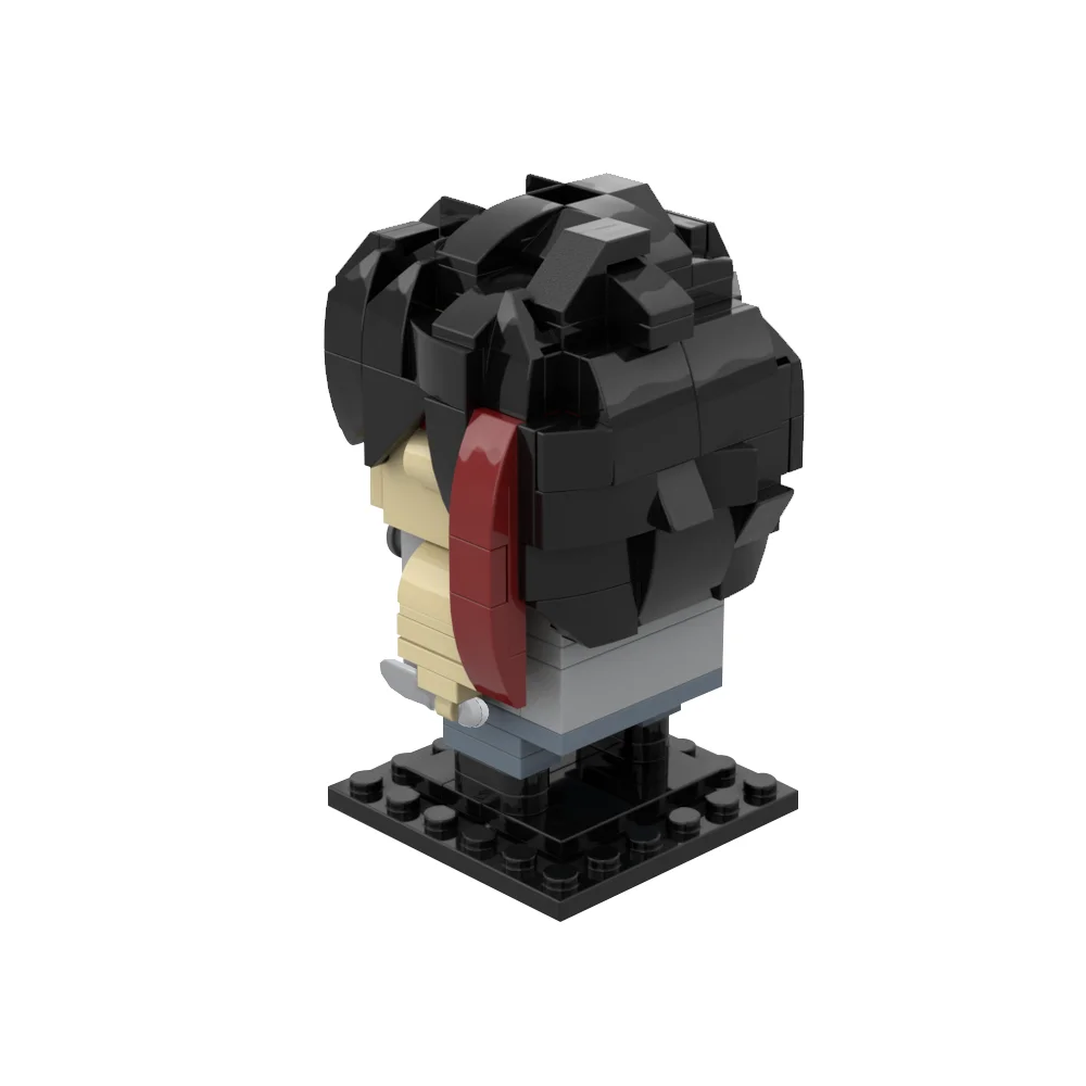 MOC First Blood Rambo Brickheadz modelo bloques de construcción policía y ladrones captura Escape película figura de acción ladrillo juguete para regalo