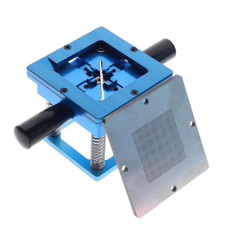 

Blue bead planting table with handle, ball planting table chip steel mesh, multi-functional tin planting frame fixture