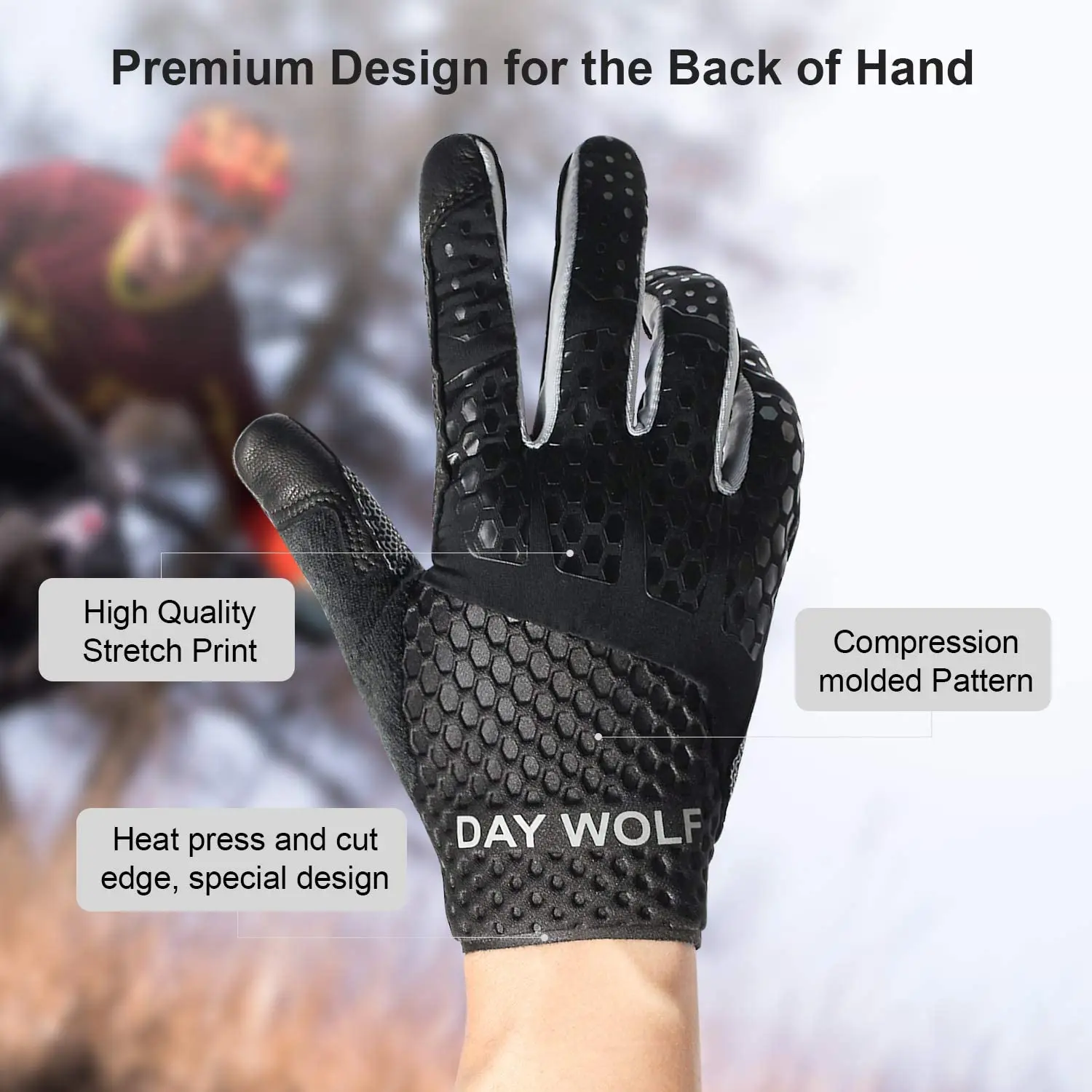 Full Finger Cycling Gloves Weightlifting Training Fitness Workout Gloves for Men Women Sport Fitness Bicycle Gloves 2022