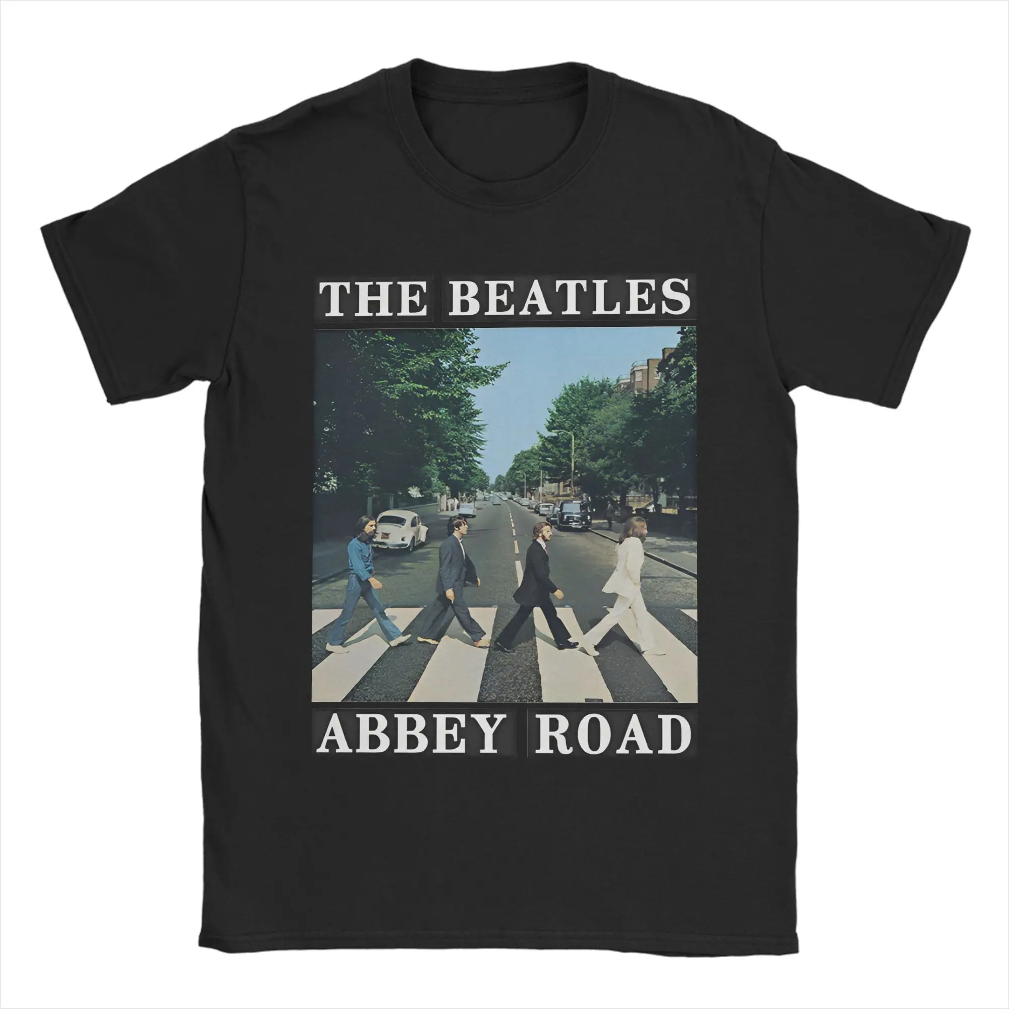 Summer Abbey Roab The B–beatles  Novelty T-Shirts  100% Cotton Tee Shirt for Men Y2K Fun Pattern Short Sleeve Top Tees
