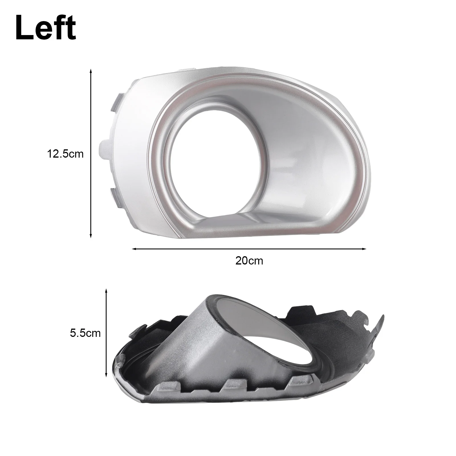 ABS Bumper Cover Fog Lamp Cover Easy To Use High Universality Non-deformation Design OEM Fitment Vehicle Repair