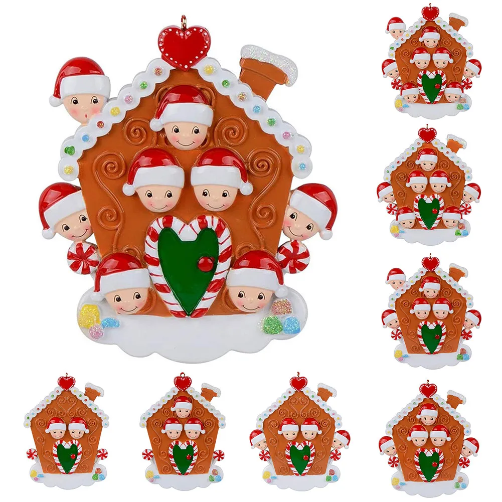 Christmas Family Pendant Merry Christmas Decorations For Home Navidad 2023 Christmas Tree Hanging Ornament New Year 2023 Noel