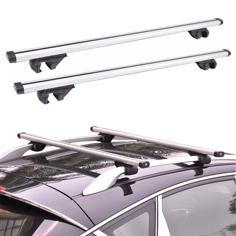 2PCS 120 Or 135CM Universal Fits Car With Original Roof Rack SUV Roof Rack Crossbars For Kayak Cargoline Snowboarding