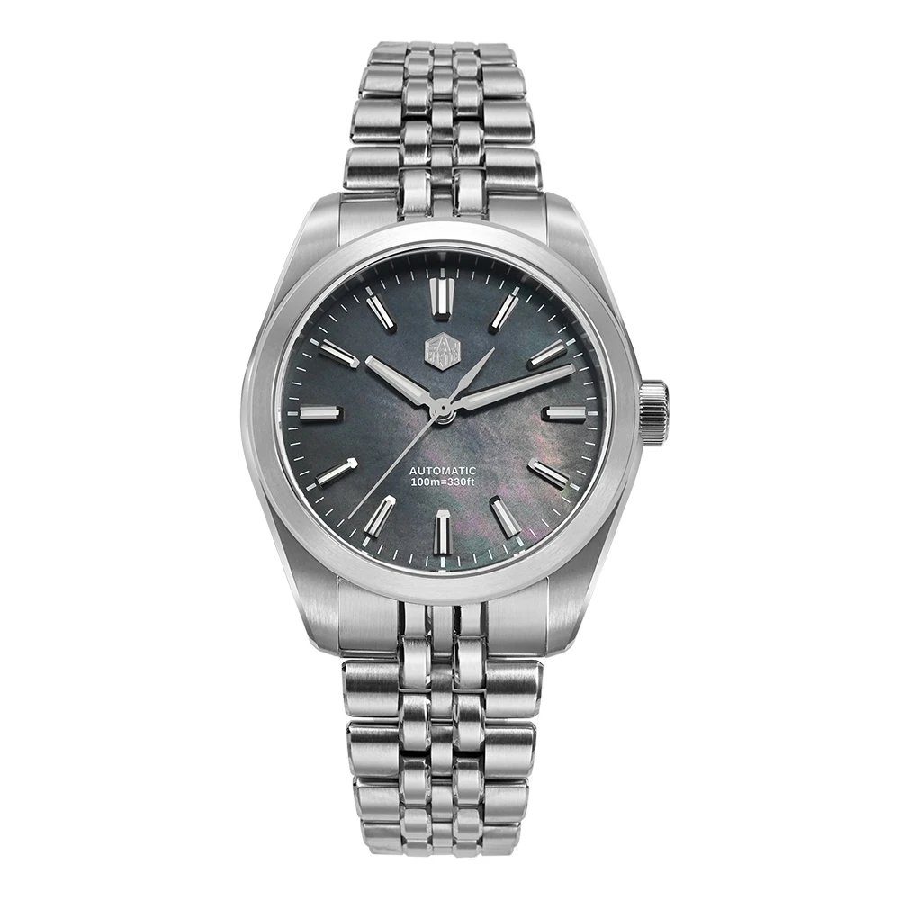 San Martin 39mm Miyota 90S5 MOP Zifferblatt Männer GADA Armbanduhr Automatische Uhren Mechanische BGW-X1 10Bar Leuchtende SN0144GX-4/7 7